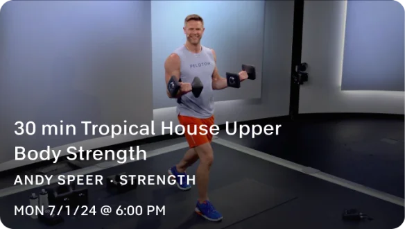30 min Tropical House Upper Body Strength