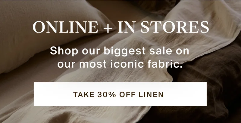 Take 30% Off Linen