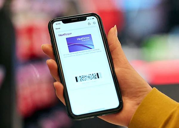 Instant redemption with Heathrow Rewards