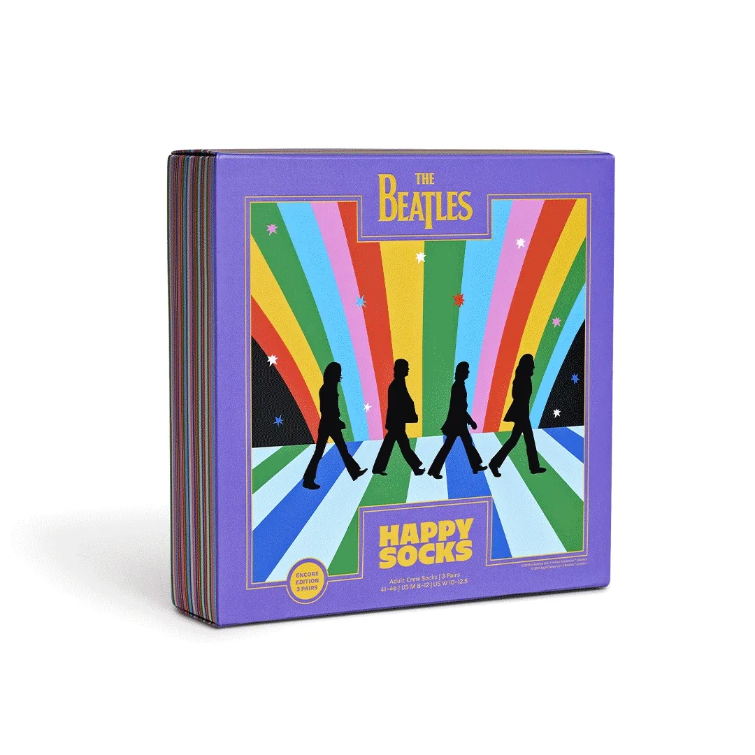 Beatles 3-Pack Socks Gift Set