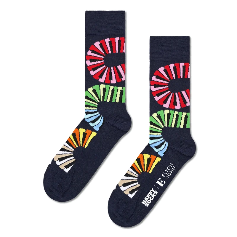 Elton John Piano Notes Sock