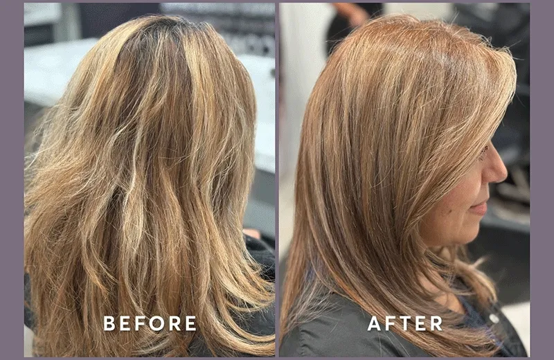 before & after