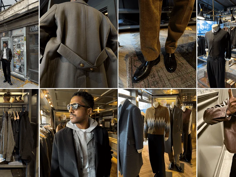 GQ's Reginald Christian at the Todd Snyder Liquor Store in NYC.