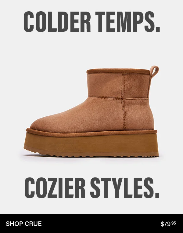 Cold Temps Cozier Styles