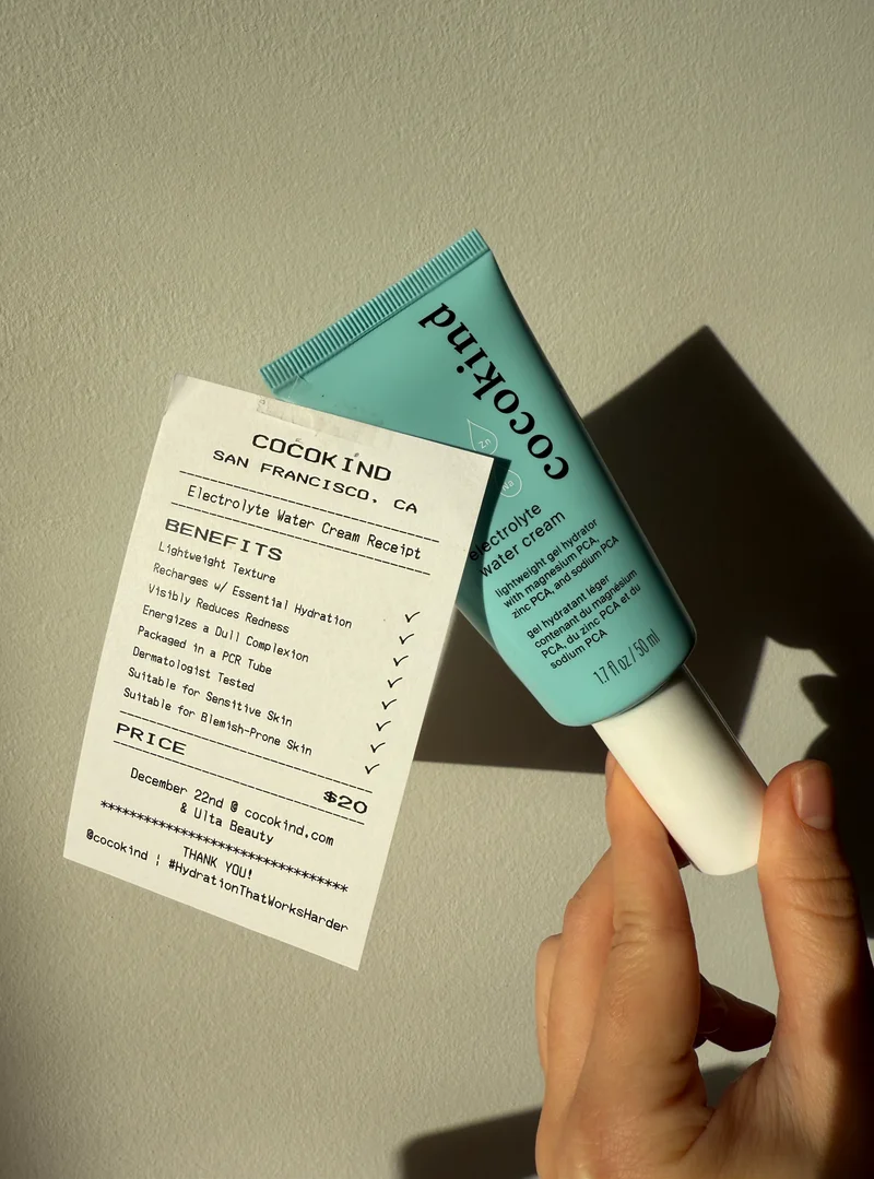 electrolyte water cream