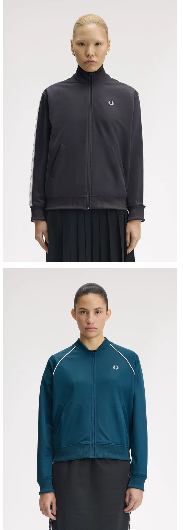 A selection of Fred Perry Women Track Jackets