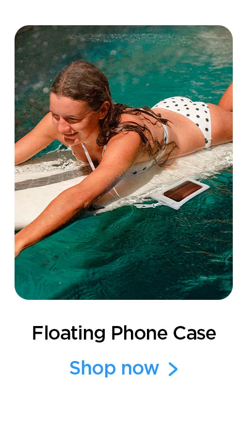 Shop now: AquaShield Waterproof Floating Phone Case