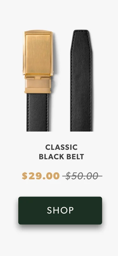 Gold & Classic Black Belt