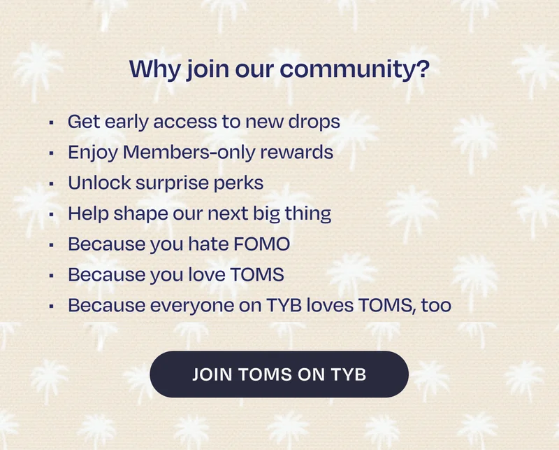 Join TOMS on TYB