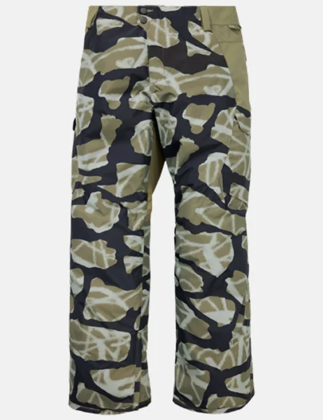 Men's Burton Reserve 2L Pants in Graffiti Camo / Forest Moss