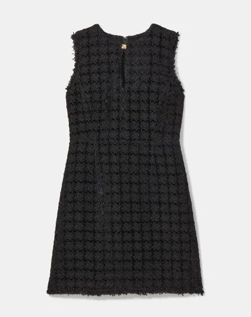 Plaza Tweed Fit And Flare Dress