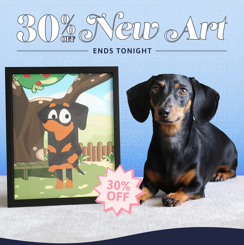 30% Off New Art Ends Tonight