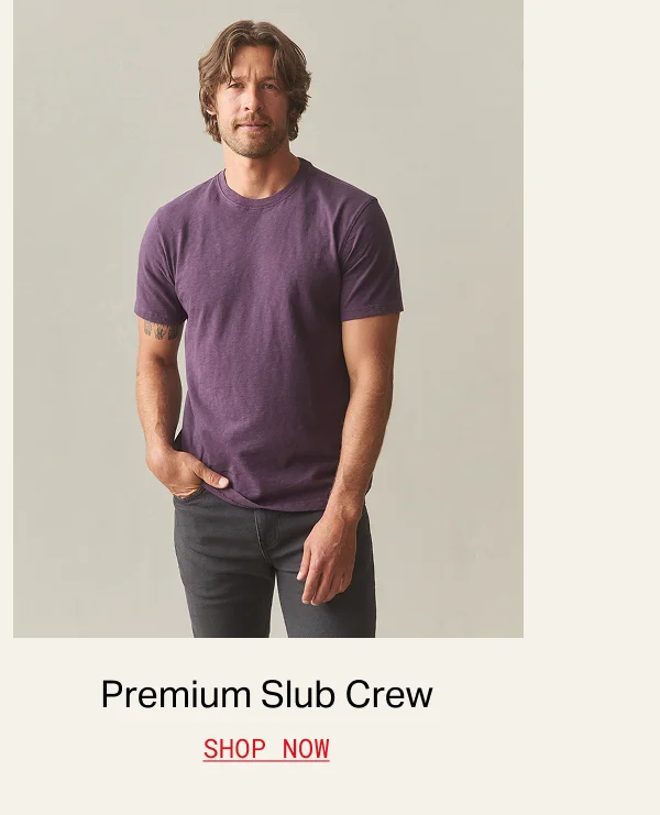Premium Slub Crew - Blackberry Wine