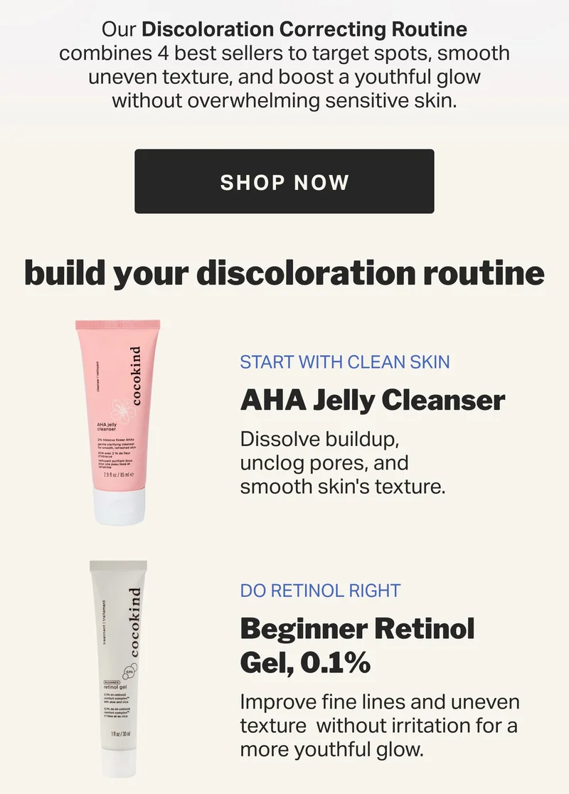 Discoloration Routine