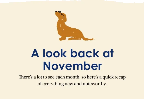 A look back at November