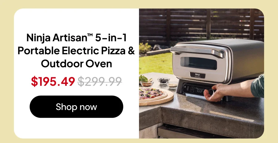 Ninja Artisan™ 5-in1 Portable Electric Pizza Oven