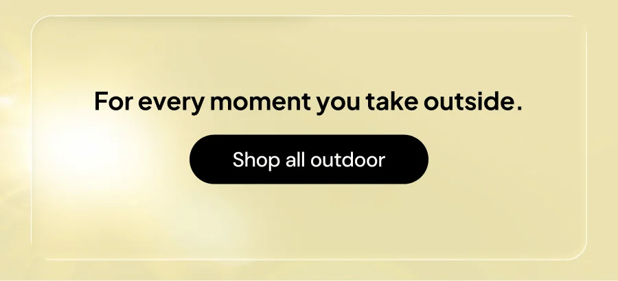 For every moment you take outside