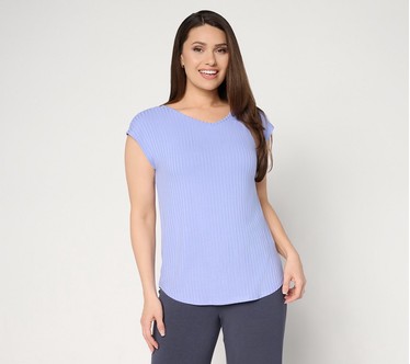 Modern Soul x Anybody Radiant Rib Extended Shoulder Tee w/ Support System