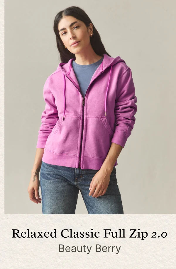 Relaxed Full Zip