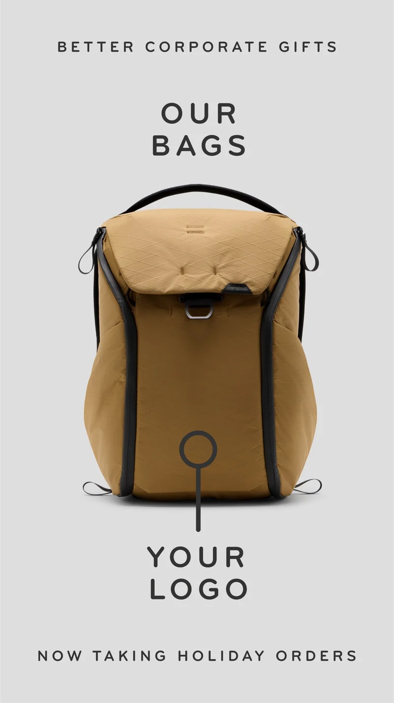Order custom Peak Design gear