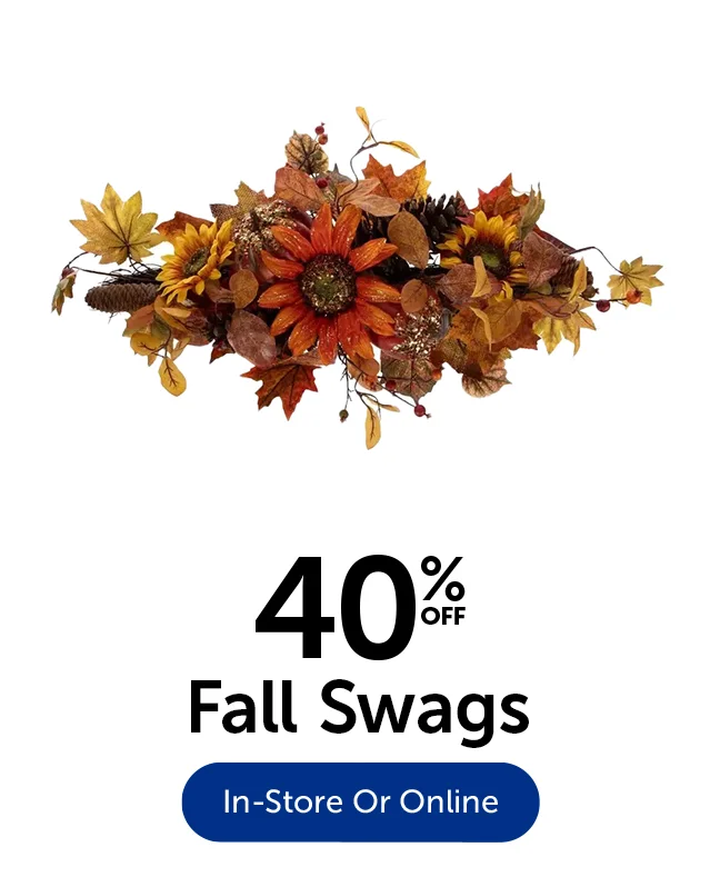 40% Off Fall Swags