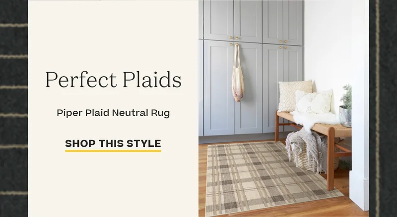 Piper Plaid Neutral Rug
