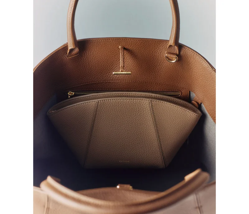 Forma Pouch Snapped inside the Forma Satchel