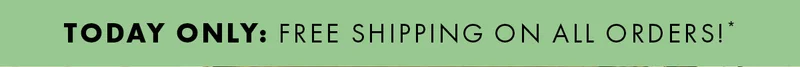 Today Only: Free Shipping On All Orders!*