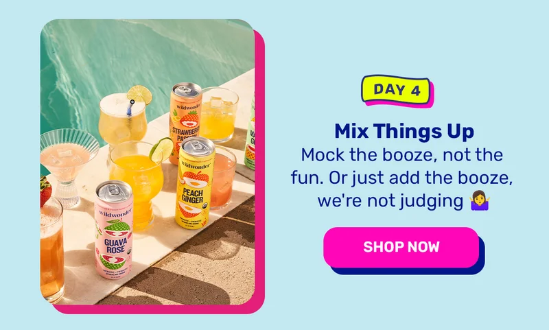 wildwonder is perfect for mocktails