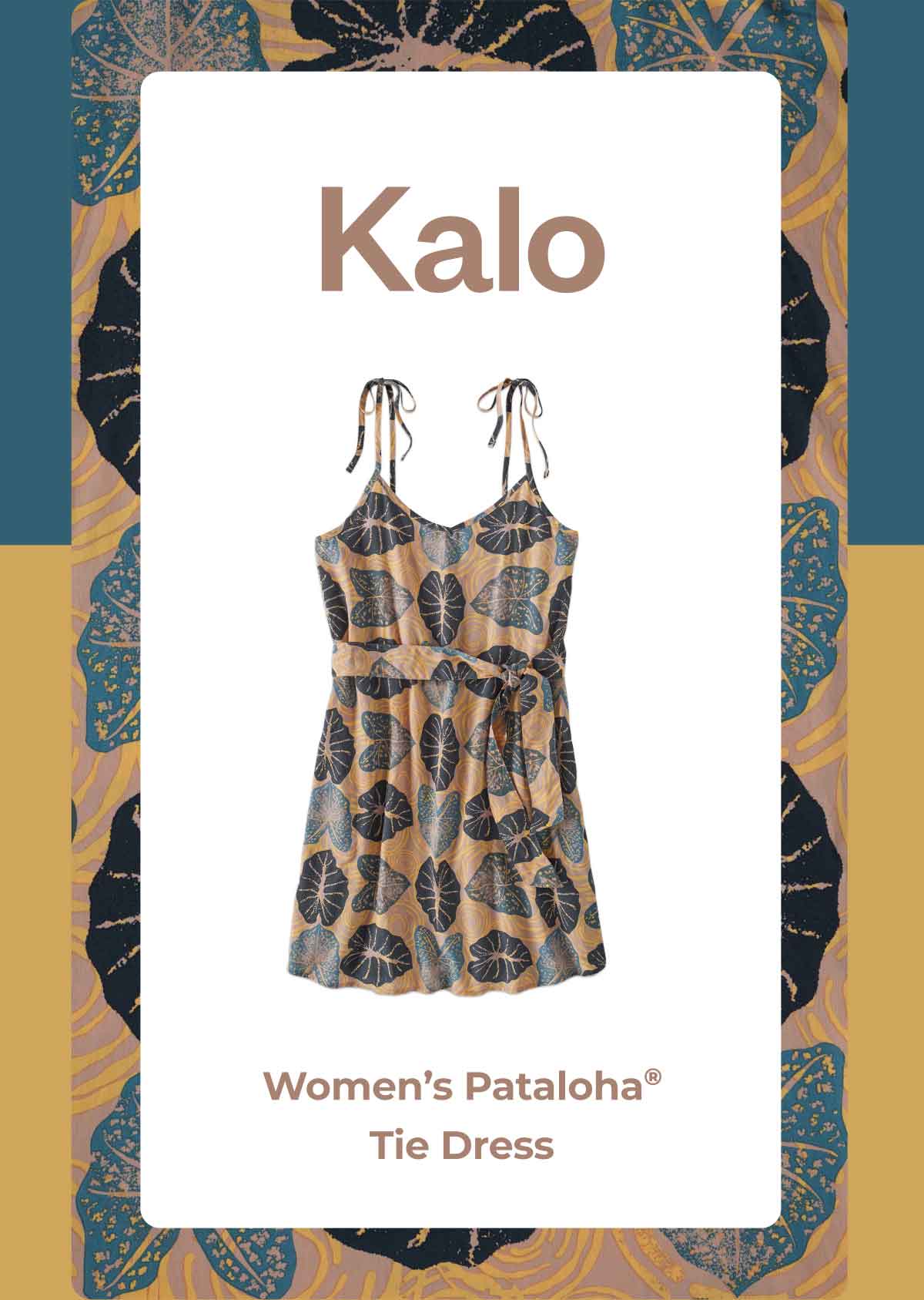 Women’s Pataloha Tie Dress