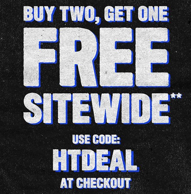 Hours Left Buy Two, Get One Free Sitewide Use Code discount code at Checkout Shop Now
