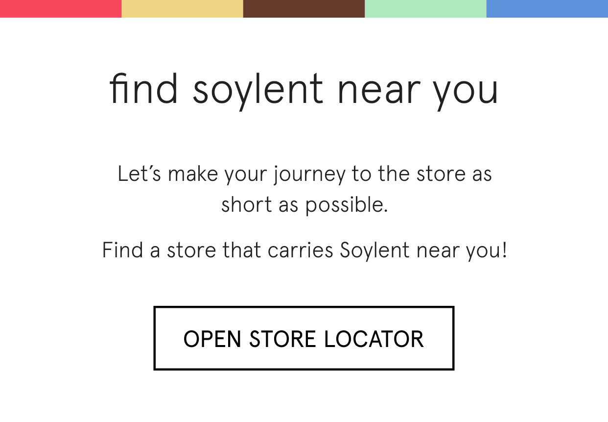 find soylent near you.