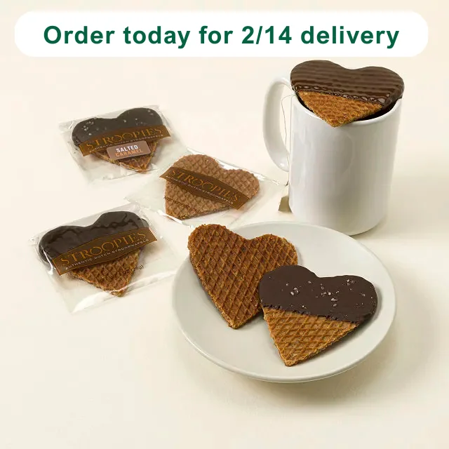 Heart-Shaped Stroopwafel Gift Set