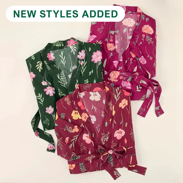 Birth Month Flower Robe