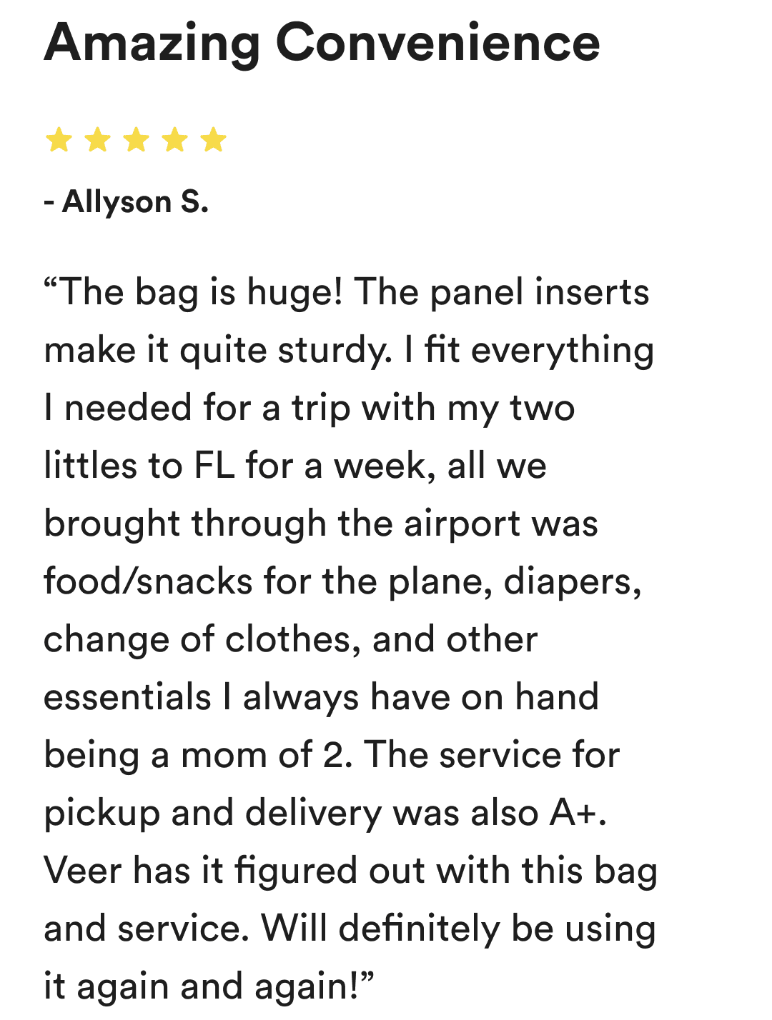 customer review