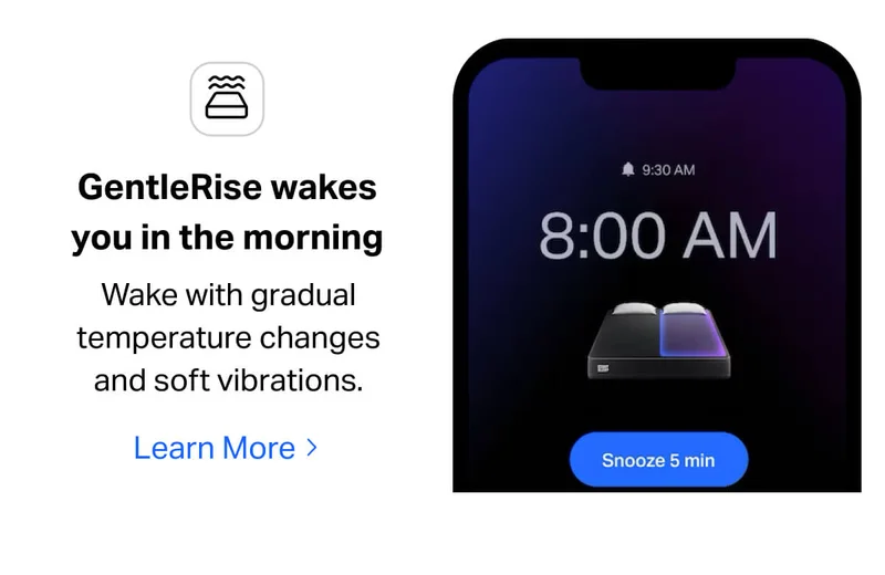 GentleRise wakes you in the morning.