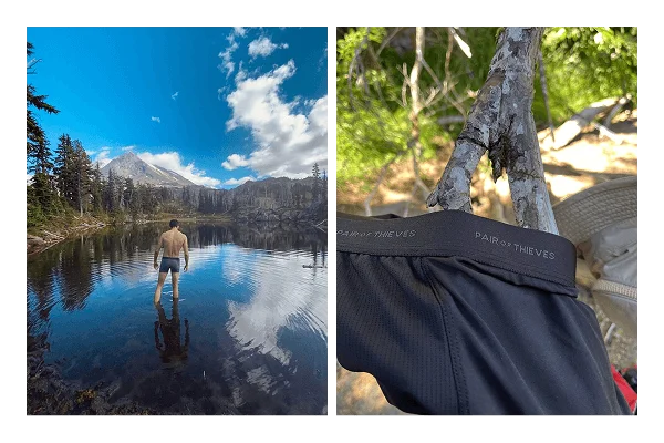 Alan enjoying an afternoon at a lake.