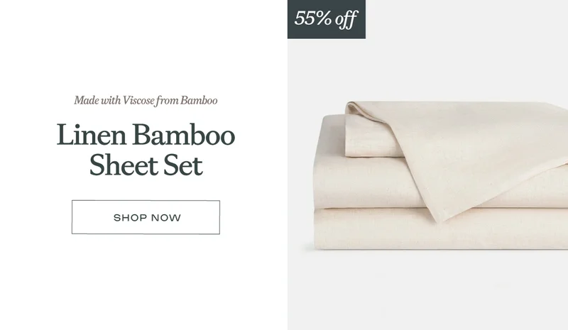 Shop The Linen Bamboo Sheet Set up to 55% off
