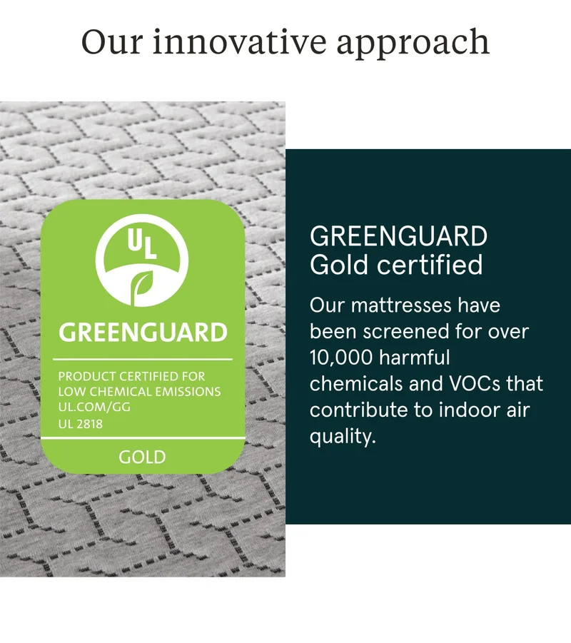 Our innovative approach | Greenguard Gold certified