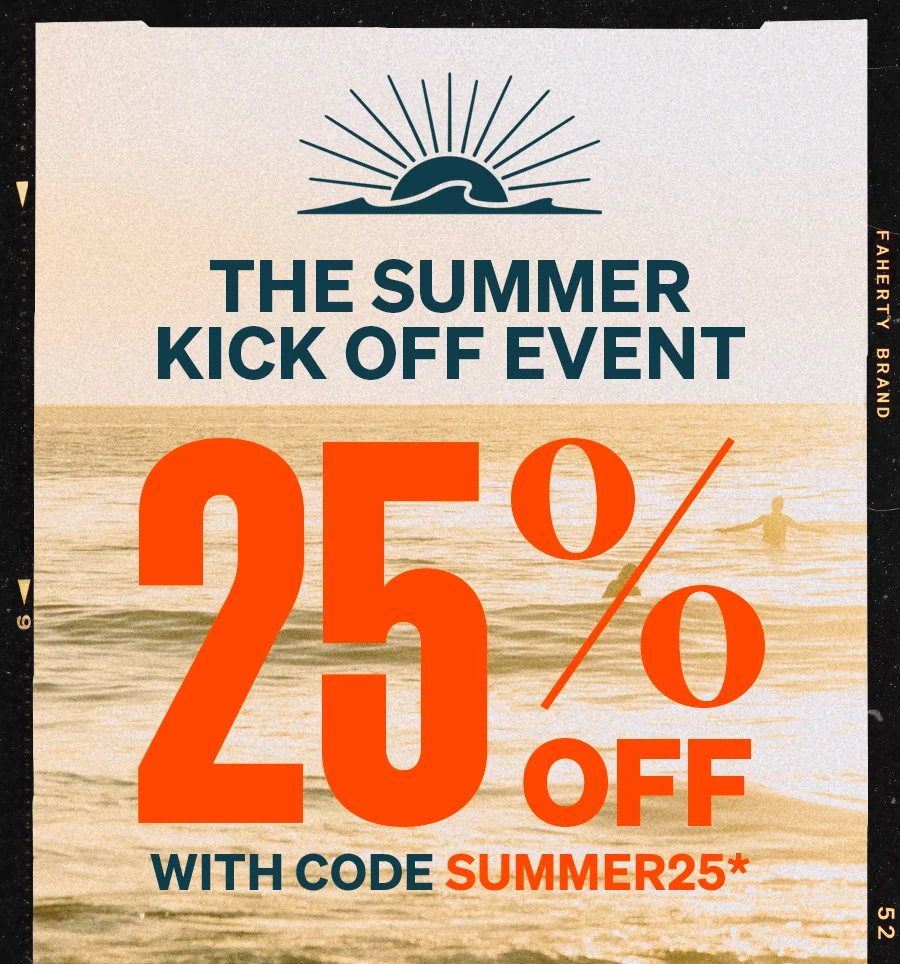 The Summer Kick Off Event: 25% Off with code discount code