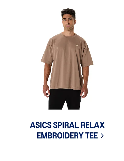 ASICS SPIRAL RELAX EMBROIDERY TEE >