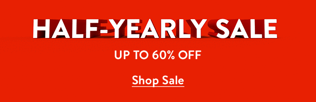 Half-Yearly Sale: up to 60% off.