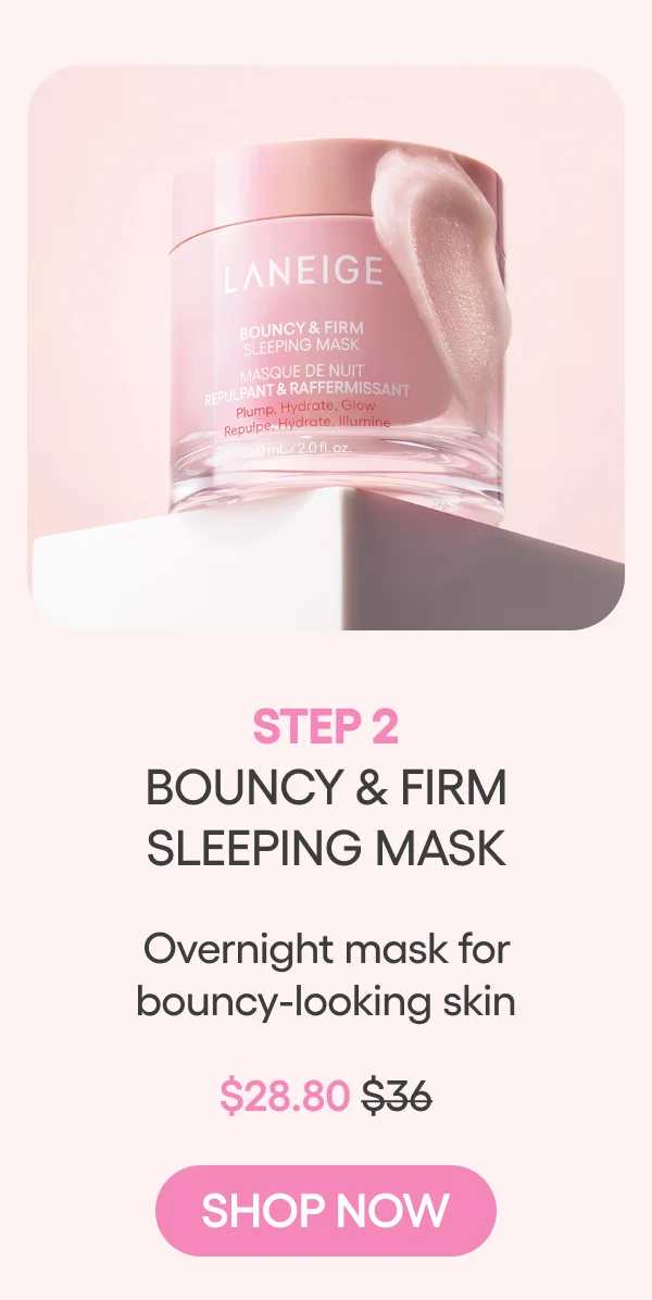bouncy & firm sleeping mask