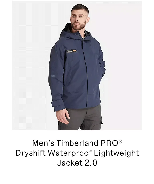 Men's Timberland PRO Dryshift Waterproof Lightweight Jacket 2.0