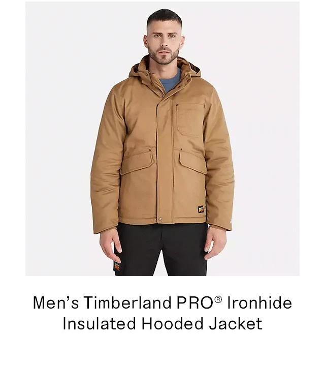 Men's Timberland PRO Ironhide Insulated Hooded Jacket
