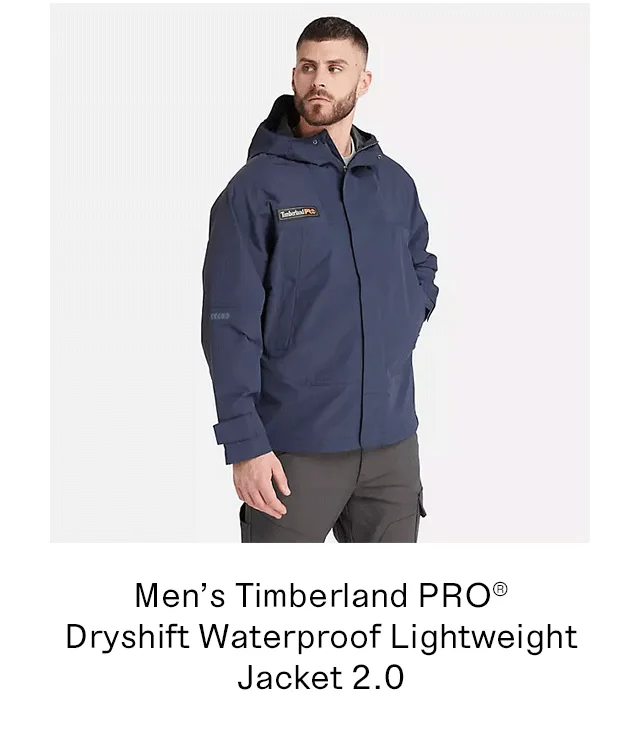 Men's Timberland PRO Dryshift Waterproof Lightweight Jacket 2.0