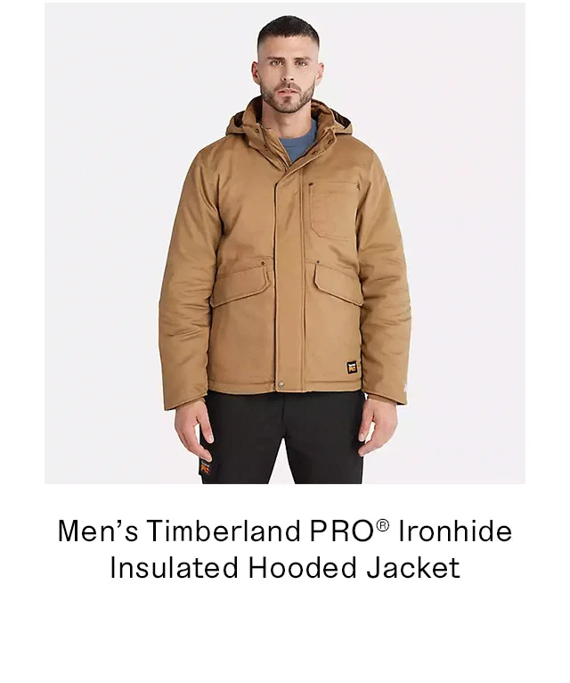 Men's Timberland PRO Ironhide Insulated Hooded Jacket
