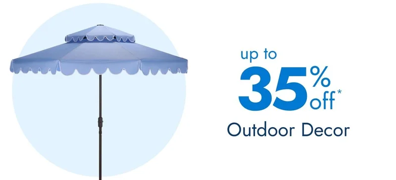 Outdoor Decor Up to 35% Off