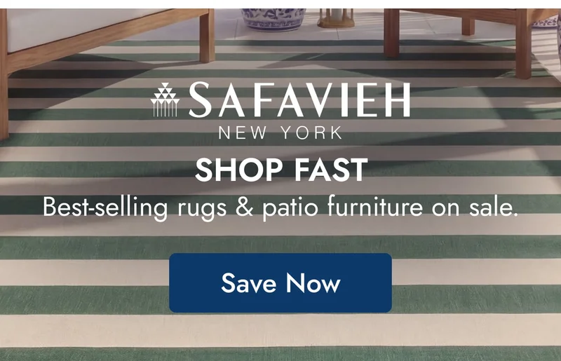Safavieh: Shop Fast! Best-Selling Rugs & Patio Furniture on Sale