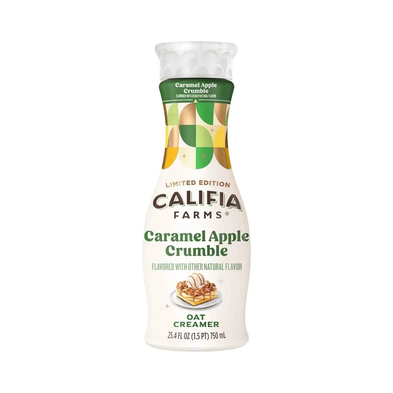 Oat Milk Creamer, Caramel Apple Crumble, 25.4 Fl Oz